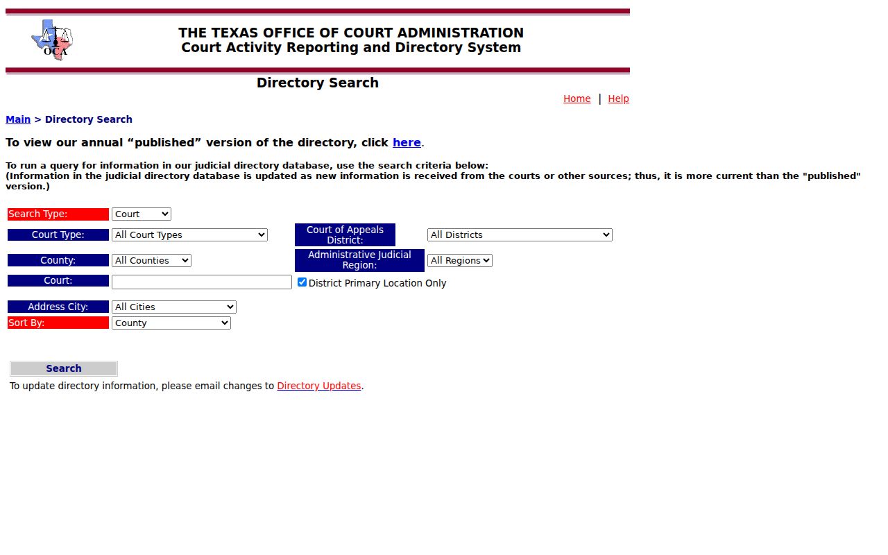 Menard County criminal court records official Texas court directory